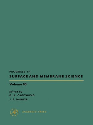 cover image of Progress in Surface and Membrane Science, Volume 10